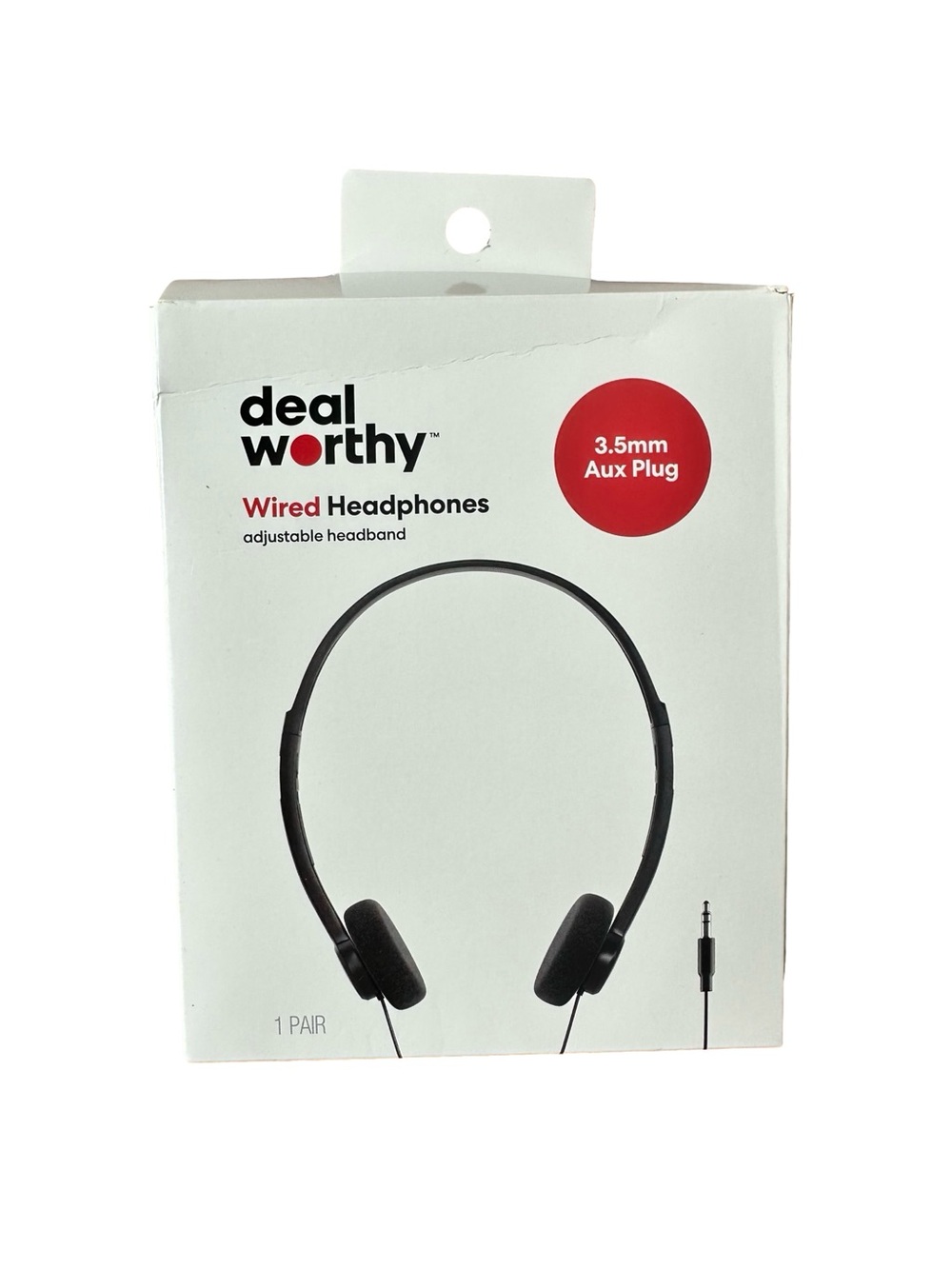 Target Deal Worthy Wired Headphones in Black
